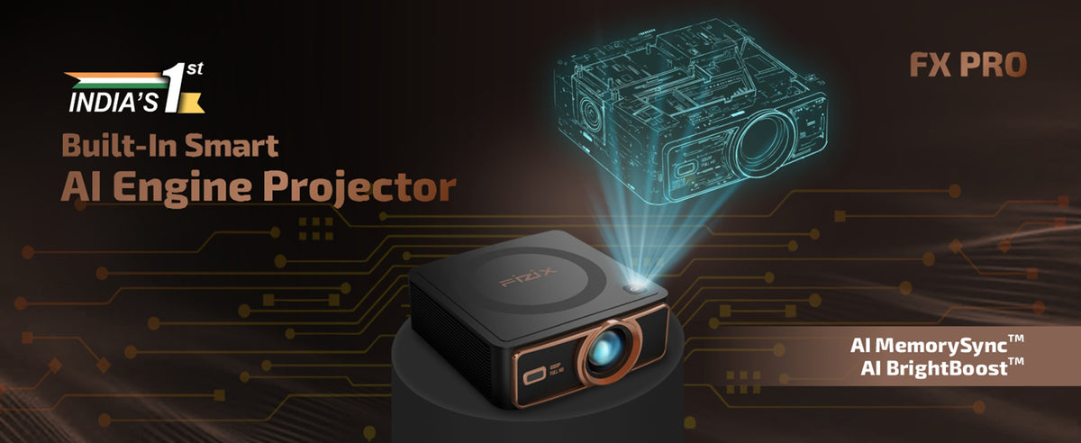 FIZIX FX PRO 1080P Native Fully Automatic Projector – Tech Fish