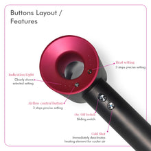 Load image into Gallery viewer, XEMPT 1400W BLAZE SUPERSONIC HAIR DRYER, BRUSHLESS| 5 MAGNETIC ATTACHMENTS| MICRO PROCESSOR Hair Dryer

