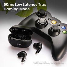 Load image into Gallery viewer, truke F61 Newly Launched Buds A1 True Wireless in Ear Earbuds with 30dB Hybrid ANC, 48H Playtime, Quad-Mics with ENC, 3+1 EQ Modes, Fast Charging, Gaming Mode, Instant Pairing, AAC Codec, BT 5.3.
