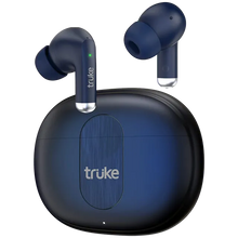 Load image into Gallery viewer, truke F61 Newly Launched Buds A1 True Wireless in Ear Earbuds with 30dB Hybrid ANC, 48H Playtime, Quad-Mics with ENC, 3+1 EQ Modes, Fast Charging, Gaming Mode, Instant Pairing, AAC Codec, BT 5.3.

