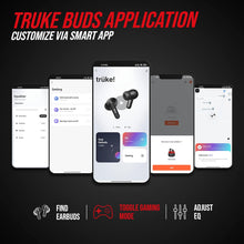 Load image into Gallery viewer, Truke Air Buds+ True Wireless Earbuds with Quad-Mic Noise Cancellation HD Calls | 48hrs of Playtime | Bluetooth 5.1 | IPX4
