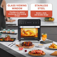 Load image into Gallery viewer, INALSA Air Fryer Oven|15L, 1600W|Stainless Steel Body|16-in-1 Functions,Fry,Bake,Grill,Dehydrate,Roast&amp; Reheat|16 Preset|Rotisserie &amp; Convection|Dishwasher Safe Accessories|2Yr Warranty,Aero Smart 15
