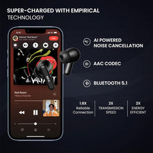 Load image into Gallery viewer, truke Air Buds Lite True Wireless Earbuds - 48 Hrs Playtime, Gaming Mode, Enc, Bluetooth 5.1
