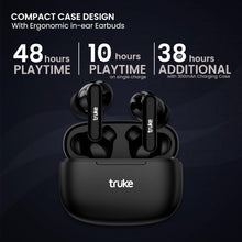 Load image into Gallery viewer, truke Air Buds Lite True Wireless Earbuds - 48 Hrs Playtime, Gaming Mode, Enc, Bluetooth 5.1
