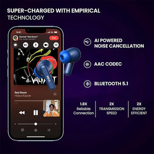 truke Air Buds Lite True Wireless Earbuds - 48 Hrs Playtime, Gaming Mode, Enc, Bluetooth 5.1