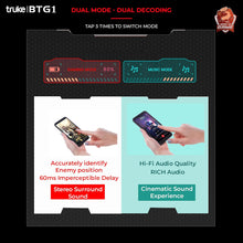 Load image into Gallery viewer, truke Buds BTG 1 True Wireless Earbuds with Environmental Noise Cancellation(ENC) &amp; Quad MEMS Mic for Clear Calls | Up to 48hrs of Playtime | 60ms Low Latency | Bluetooth 5.1 | IPX4
