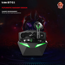 Load image into Gallery viewer, truke Buds BTG 1 True Wireless Earbuds with Environmental Noise Cancellation(ENC) &amp; Quad MEMS Mic for Clear Calls | Up to 48hrs of Playtime | 60ms Low Latency | Bluetooth 5.1 | IPX4
