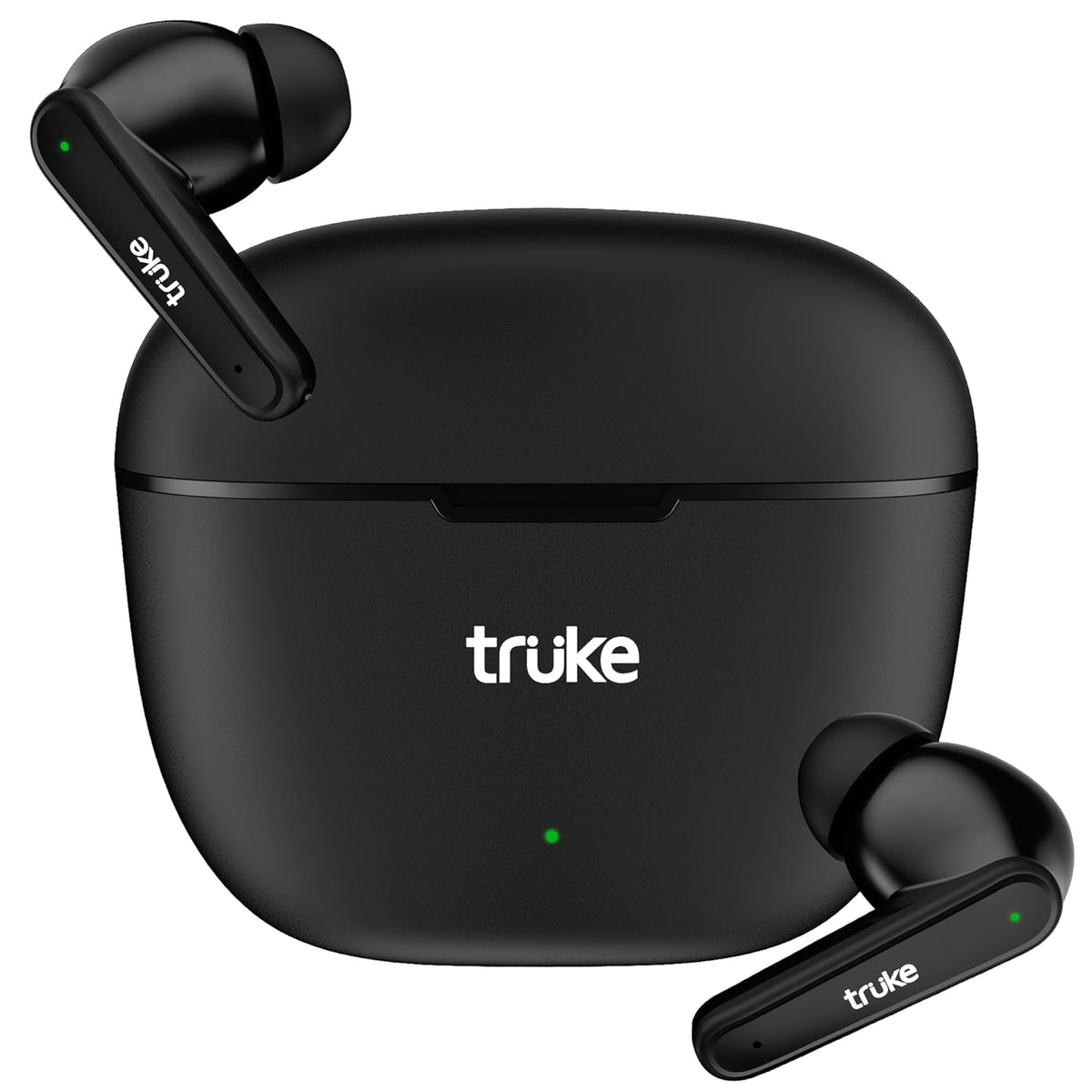 Truke Buds S2 Lite TWS MEMS Quad-Mic ENC, 48H Playtime, 10mm Real Tita ...