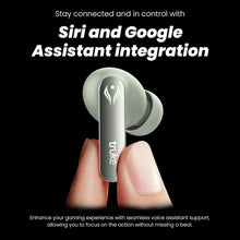 Load image into Gallery viewer, truke BTG Ultra True Wireless in Ear Earbuds, 40ms Ultra Low Latency Battle Mode™ Gaming Ear Buds, 60H Playtime, Quad Mics Crystal-Clear Calls, Fast Charging, BT 5.4, Noise Cancellation
