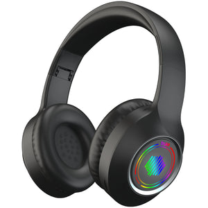 truke BTG 500 Over The Ear Gaming Headphone with 40mm Drivers, 10H of Playtime, Dual Pairing, Gaming Mode (50ms Latency) with RGB LEDs, TF Card with Volume Control, BT 5.4