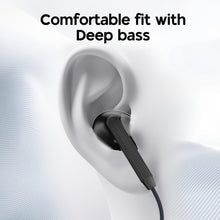 Load image into Gallery viewer, truke Bass 1 in-Ear Wired Earphones with Type-C Connector, 13mm Titanium Drivers, Deep High Bass, in-Line Music &amp; Call Controls, Built-in Mic for Crystal Clear Calls, 1.2m Tangle-Free Cable
