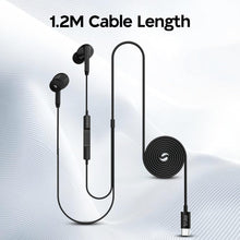 Load image into Gallery viewer, truke Bass 1 in-Ear Wired Earphones with Type-C Connector, 13mm Titanium Drivers, Deep High Bass, in-Line Music &amp; Call Controls, Built-in Mic for Crystal Clear Calls, 1.2m Tangle-Free Cable
