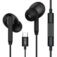 Load image into Gallery viewer, truke Bass 1 in-Ear Wired Earphones with Type-C Connector, 13mm Titanium Drivers, Deep High Bass, in-Line Music &amp; Call Controls, Built-in Mic for Crystal Clear Calls, 1.2m Tangle-Free Cable
