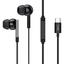 Load image into Gallery viewer, truke Bass H1 Premium in-Ear Type-C Wired Earphones w/ 13mm Titanium Drivers, Rich Deep Bass, Smart in-Line Controls for Music &amp; Calls, Built-in HD Mic, Lightweight Design &amp; Tangle-Free Cable
