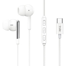Load image into Gallery viewer, truke Bass H1 Premium in-Ear Type-C Wired Earphones w/ 13mm Titanium Drivers, Rich Deep Bass, Smart in-Line Controls for Music &amp; Calls, Built-in HD Mic, Lightweight Design &amp; Tangle-Free Cable
