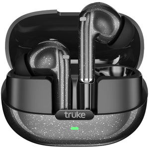 truke Buds Aura True Wireless in Ear Earbuds with 70Hrs of Playtime and Fast Charging Ear Buds, 13mm Titanium Drivers, Quad-MIC ENC TWS, 40ms Low Latency Gaming Buds, BT 5.4
