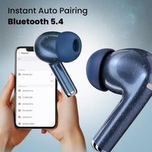 Load image into Gallery viewer, truke Buds Aura True Wireless in Ear Earbuds with 70Hrs of Playtime and Fast Charging Ear Buds, 13mm Titanium Drivers, Quad-MIC ENC TWS, 40ms Low Latency Gaming Buds, BT 5.4
