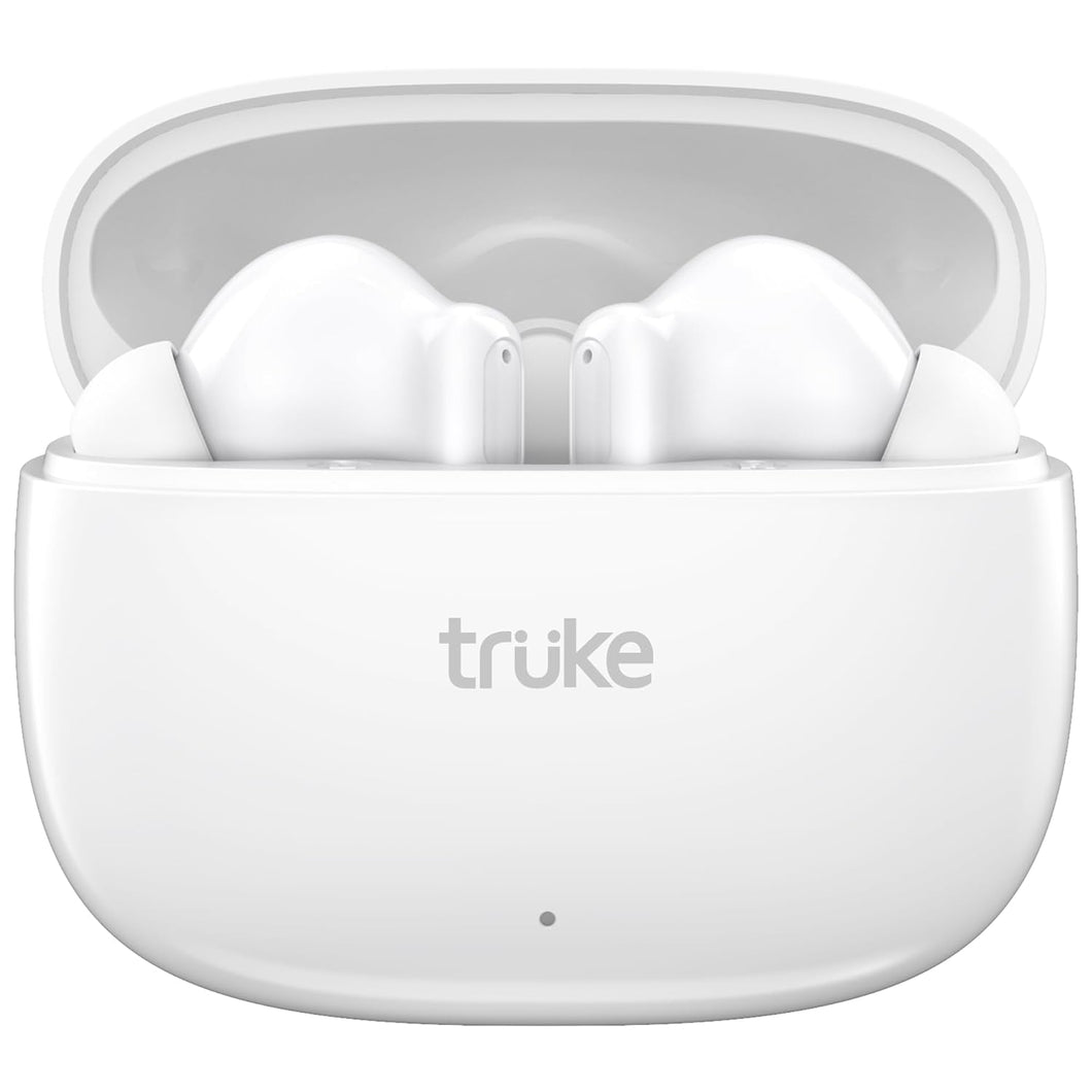 truke Buds Elite True Wireless in Ear Earbuds with 10mm Dynamic Driver, 70Hrs Battery & Fast Charging EarBuds, Dual-MIC ENC TWS, 40ms Low Latency Gaming Buds, Volume Control, BT 5.4  