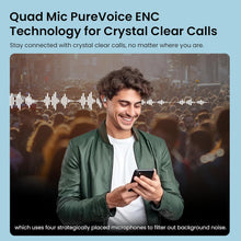 Load image into Gallery viewer, Buds Freedom OWS with QuadMic PureVoice ENC, 60H Playtime, 16mm Speaker, BT5.4
