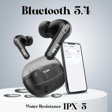 Load image into Gallery viewer, truke Buds Echo True Wireless in Ear Earbuds with 24-bit Spatial Audio, 13mm Titanium Driver, Dual Pairing Ear Buds, 40ms Latency, 70H Battery Fast Charge TWS, Quad-Mic ENC, BT 5.4
