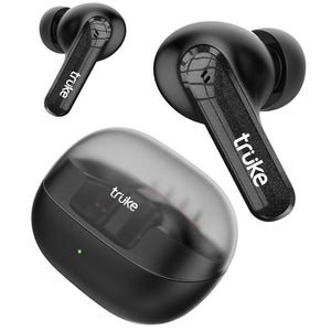 truke Buds Echo True Wireless in Ear Earbuds with 24-bit Spatial Audio, 13mm Titanium Driver, Dual Pairing Ear Buds, 40ms Latency, 70H Battery Fast Charge TWS, Quad-Mic ENC, BT 5.4