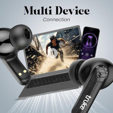 Load image into Gallery viewer, truke Buds Echo True Wireless in Ear Earbuds with 24-bit Spatial Audio, 13mm Titanium Driver, Dual Pairing Ear Buds, 40ms Latency, 70H Battery Fast Charge TWS, Quad-Mic ENC, BT 5.4
