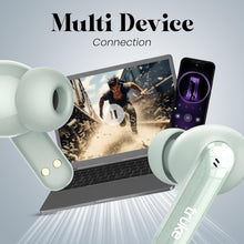 Load image into Gallery viewer, truke Buds Echo True Wireless in Ear Earbuds with 24-bit Spatial Audio, 13mm Titanium Driver, Dual Pairing Ear Buds, 40ms Latency, 70H Battery Fast Charge TWS, Quad-Mic ENC, BT 5.4
