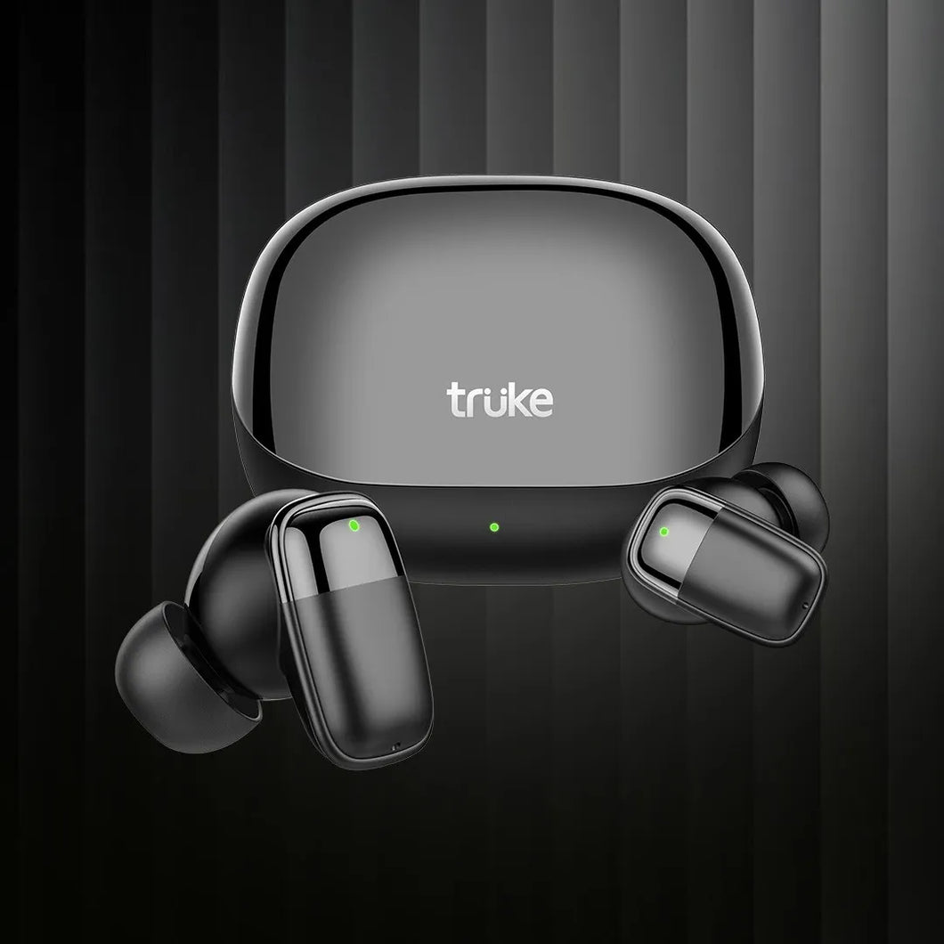 truke Buds Clarity 2 V2 True Wireless Earbuds - 6Mic ENC, 68H Playtime, Low Latency, IPX5