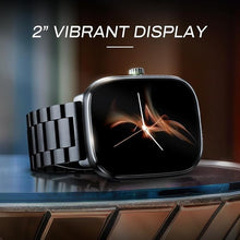 Load image into Gallery viewer, Noise ColorFit Macro Smartwatch Mettalic Finish - Elite Black V
