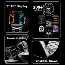 Load image into Gallery viewer, Noise ColorFit Macro Smartwatch Mettalic Finish - Elite Black V
