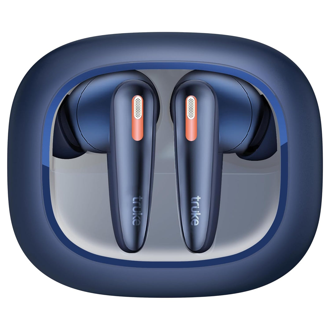 Crystal Bass True Wireless in Ear Earbuds with 13mm Drivers, 70H Playtime Fast Charge, HiFi Sound TWS, 4Mics ENC, BT 5.4