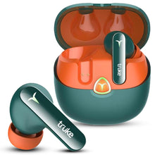 Load image into Gallery viewer, truke New Launch BTG Flex True Wireless in Ear Earbuds, Dual Pairing Ear Buds, 40ms Low Latency Gaming Mode, 60H Playtime Fast Charging, HiFi DSP Sound, Quad-Mic ENC, 13mm Driver,Bluetooth 5.4

