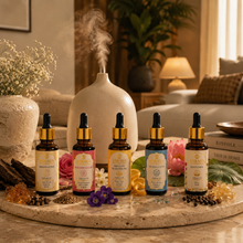 Load image into Gallery viewer, Ankaha Essential Oil Diffuser set 50ml | 10ml x 5 fragrances | Aromotherapy, Relax &amp; Therapeutic|
