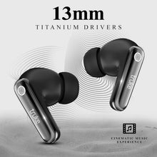 Load image into Gallery viewer, truke New Launch Mega 10 True Wireless in Ear Earbuds W/ 24-Bit Lossless Spatial Audio, 70H Battery Fast Charge Buds, Dual Pairing, 13mm Drivers TWS, Low Latency(40ms), Matte Finish, ENC
