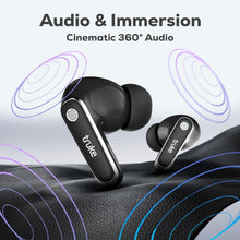 Load image into Gallery viewer, truke New Launch Mega 12 True Wireless in Ear Earbuds W/ 24-Bit Spatial Audio, Premium Leather Textured Design, 70H Playtime Fast Charge Buds, 13mm Drivers TWS, Low Latency, ENC
