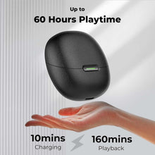 Load image into Gallery viewer, truke New Launch Mega 7 True Wireless in-Ear Earbuds w/ 24-Bit 360 Spatial Audio, 60H Playtime &amp; Fast Charging Buds, Dual Pairing, 40ms Low Latency TWS, 4-Mic ENC, Made in India

