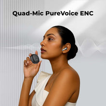 Load image into Gallery viewer, truke New Launch Mega 7 True Wireless in-Ear Earbuds w/ 24-Bit 360 Spatial Audio, 60H Playtime &amp; Fast Charging Buds, Dual Pairing, 40ms Low Latency TWS, 4-Mic ENC, Made in India
