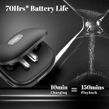 Load image into Gallery viewer, truke Mega 9 New Launch True Wireless in Ear Earbuds W/ 24-Bit Lossless Spatial Audio, 70H Battery Fast Charge Ear Buds, Leather Finish, 13mm Speakers TWS, 40ms Ultra Low Latency, 4Mics ENC
