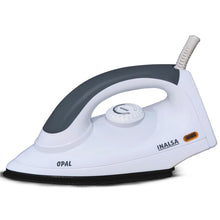 Load image into Gallery viewer, INALSA Electric Opal 1000 Watt Dry Iron For Clothes With Non-Stick Soleplate Coating|Variable Temperature Control|360° Swivel Control|ON/OFF Thermostat Indicator
