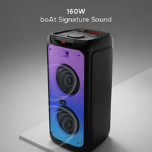 Load image into Gallery viewer, boAt Party Pal 400 160W Portable Bluetooth Speaker (Treble EQ Modes, 1.0 Channel, Black)
