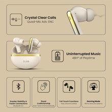 Load image into Gallery viewer, Buds Q1 Lite with Quad-Mic ENC, 48H Playtime, Royal Design Case, Deep Bass, 5.4V
