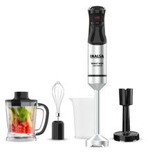 Load image into Gallery viewer, INALSA Robot Inox Hand Blender 1500 W|Silent DC Copper Motor|European Stepless Variable Speed Design| X.Large 1L Chopper|Unique Potato Masher| Detachable| Stainless Steel-Robot INOX 1500 StepUp

