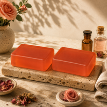 Load image into Gallery viewer, Ankaha Luxury Soap | VINTAGE ROSE | Rose, Geranium, Mint, Coconut Oil, Glycerin|Ayurvedic Handmade Organic Bath Soap|Scented Soap For Smooth &amp; Soft Skin| 125g x 2
