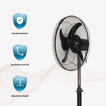 Load image into Gallery viewer, Sanddy Toofan Oscillating Pedestal Fan | 400mm sweep | Powerful Motor
