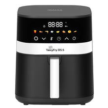 Load image into Gallery viewer, INALSA Air Fryer 5.5 ltr|1400 W with Air Crisp Technology|Air-Fryer with Digital Display|8 Preset Menu &amp; Function Symbols|Air fry, Bake,Roast,Reheat,Dehydrate
