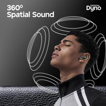 Load image into Gallery viewer, truke New Launch Crystal Dyno Leather Finish True Wireless in Ear Earbuds w/Spatial Audio, 70H Battery Fast Charge Ear Buds, 13mm Driver HiFi Sound TWS, 40ms Ultra Low Latency, 4Mics ENC
