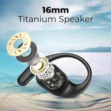 Load image into Gallery viewer, truke Newly Launched Buds Infinity Open Ear Wireless Earbuds with 70Hours of Playtime, 16mm Titanium Speaker, Quad Mic PureVoice™ ENC for Clear Calls, Dual Pairing, Fast Charging OWS
