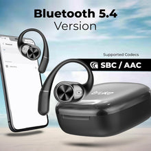 Load image into Gallery viewer, truke Newly Launched Buds Infinity Open Ear Wireless Earbuds with 70Hours of Playtime, 16mm Titanium Speaker, Quad Mic PureVoice™ ENC for Clear Calls, Dual Pairing, Fast Charging OWS
