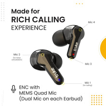Load image into Gallery viewer, Buds Q1 True Wireless in Ear Earbuds with mic, 30H Playtime and Fast Charge, ENC, AAC Codec
