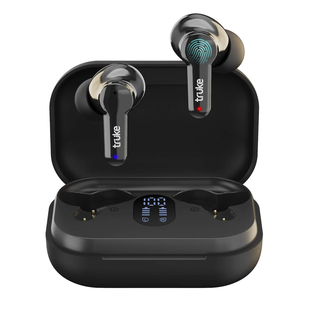 Buds Q1 True Wireless in Ear Earbuds with mic, 30H Playtime and Fast Charge, ENC, AAC Codec